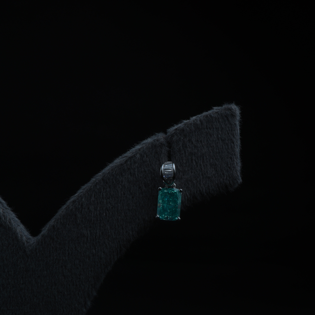 Elite Green Gem Earrings