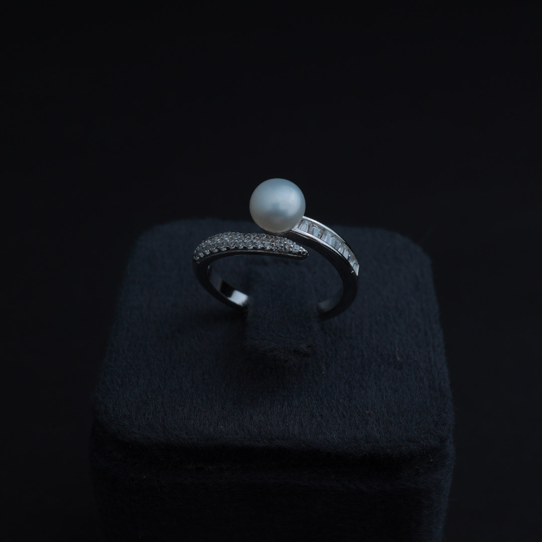 Princess Cut Flower Ring