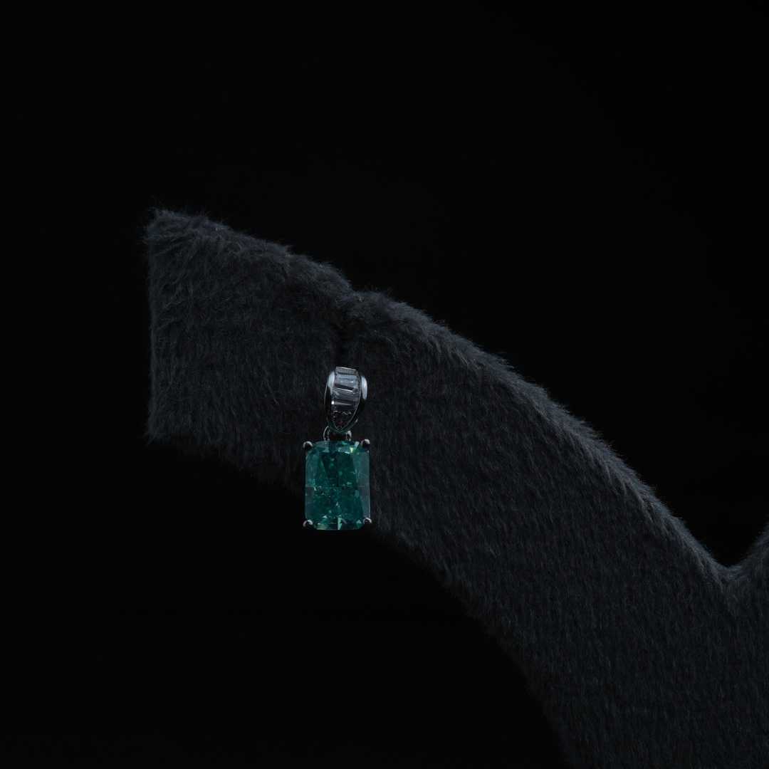 Elite Green Gem Earrings