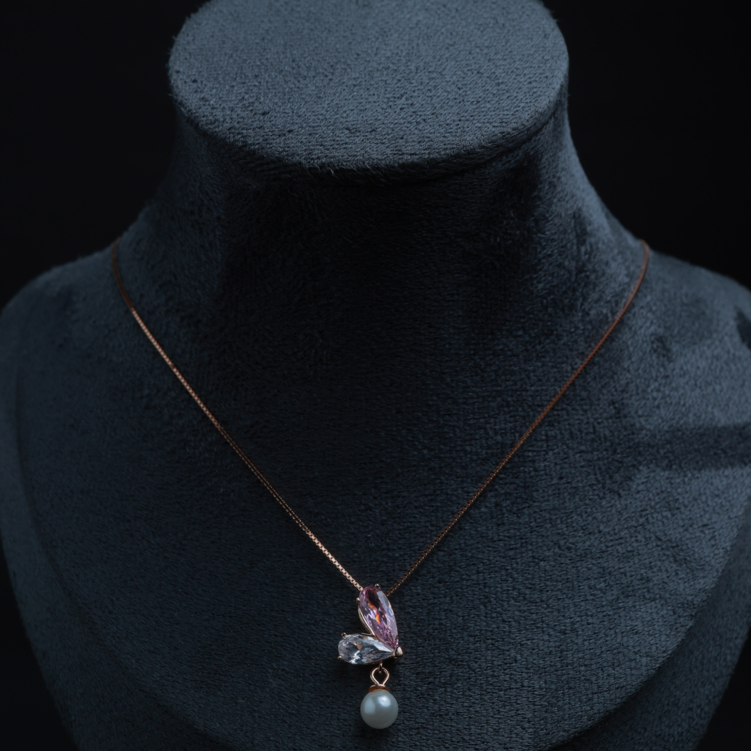 Aurora Pearl Drop Necklace