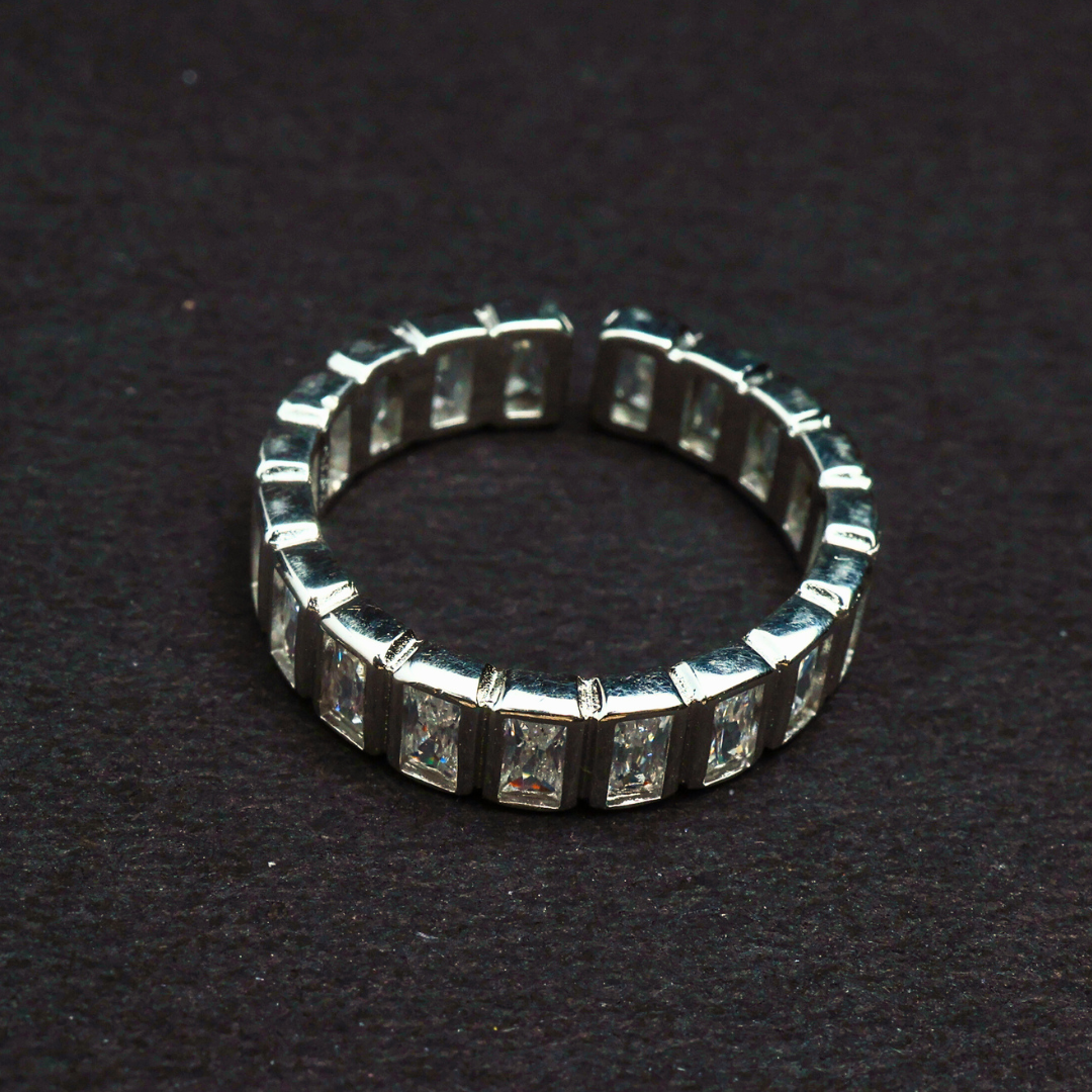 Banguette Luxe Band Ring(Adjustable)