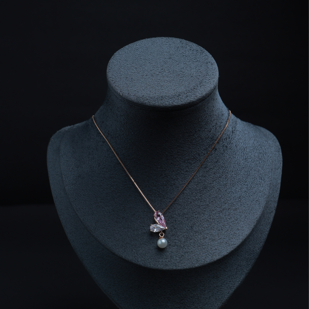 Aurora Pearl Drop Necklace