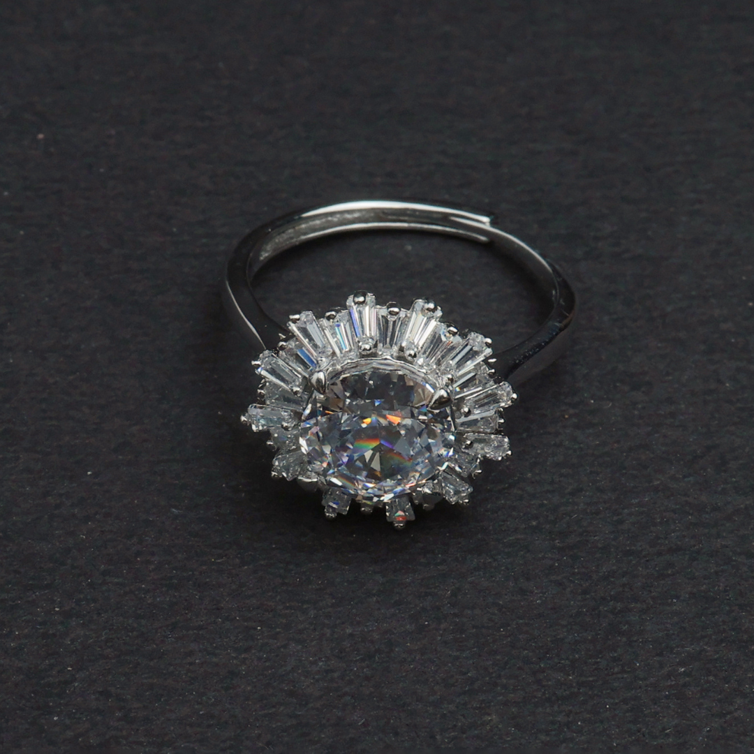 Ornate Sunburst Ring(Adjustable)